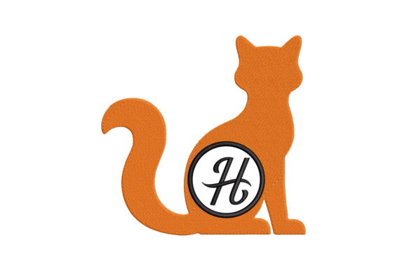Cat Letter H Embroidery Design Review
