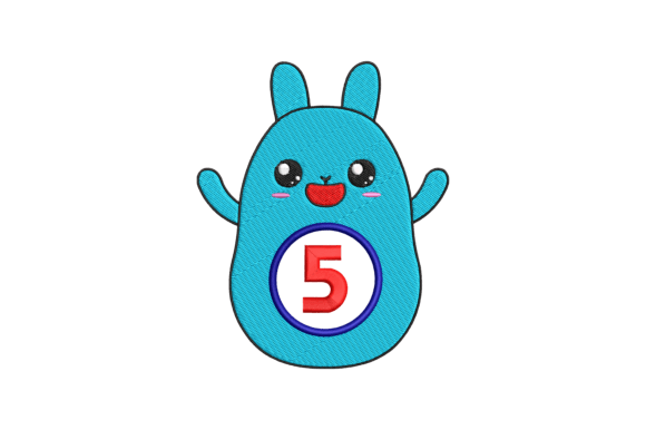 Cute Rabbit Number 5 Embroidery Review