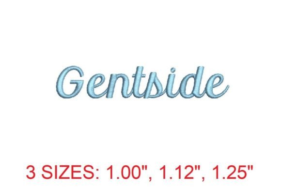 Gentside Embroidery Font Review