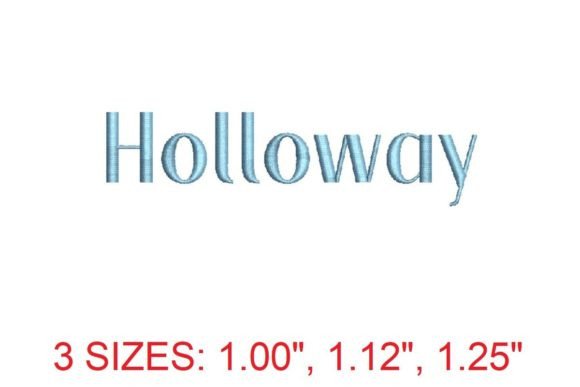 Holloway Font Embroidery Review