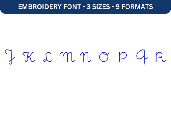 Little Days Font Upper J to R Review