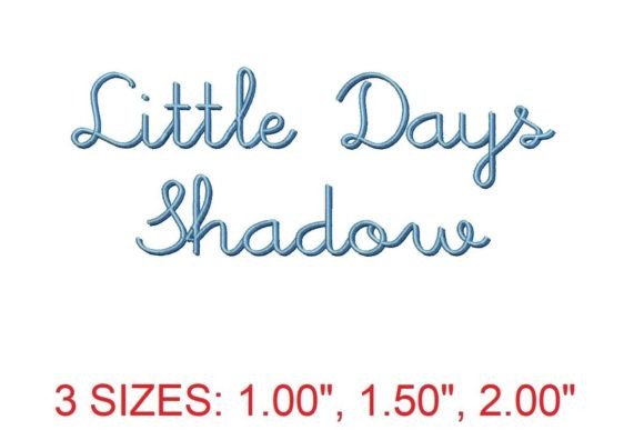 Little Days Shadow Font Review