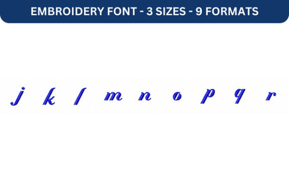 Mademoiselle K Font Lower J to R Review