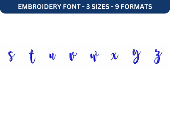 Magnolia Sky Font Lower S to Z Review