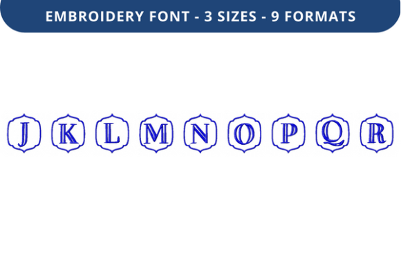 Ornatia Font J to R Embroidery Review