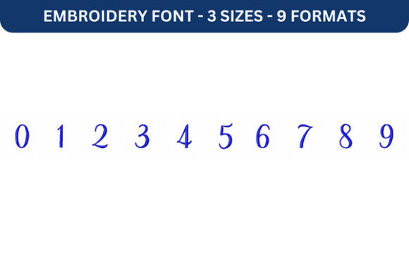 Rose of Baltimore Font Number 0 to 9 Review