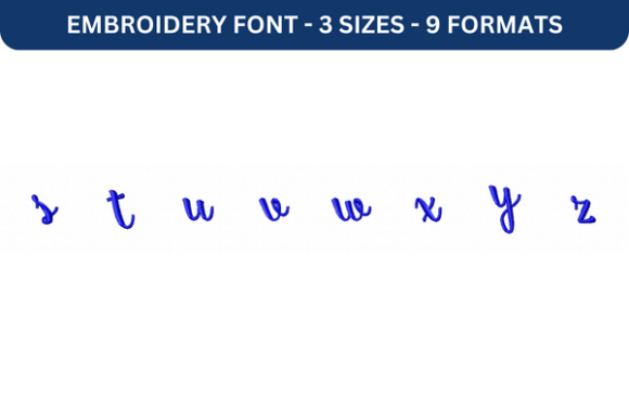 Smoothie Shoppe Font Lower S to Z Review
