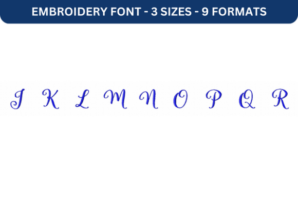 Storybook Font Upper J to R Embroidery Review
