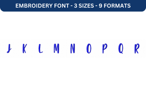 Strawberry Blossom Font Upper J to R Review
