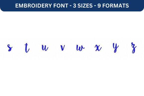 Sugar Plums Font Lower S to Z Review