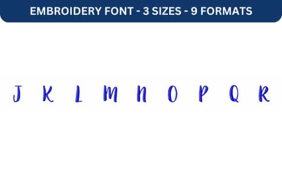 Sugar Plums Font Upper J to R Review