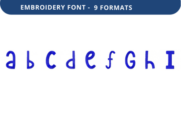 Taffy Luck Font Lowercase a to I Review